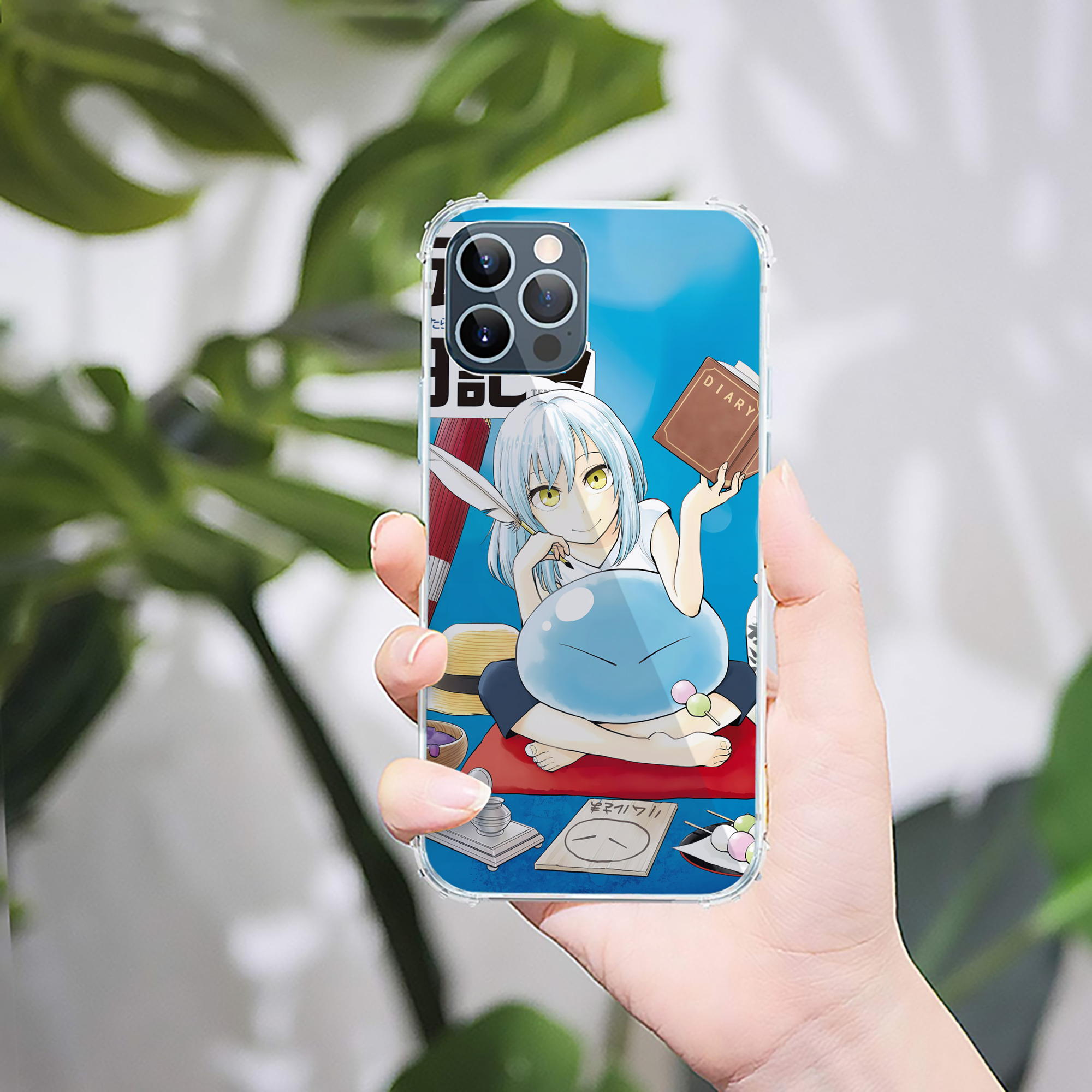 （画像用） 転スラ Regarding Reincarnated to Slime 【iPhone 12シリーズ対応】透明スマホケース（クリアソフトケース）